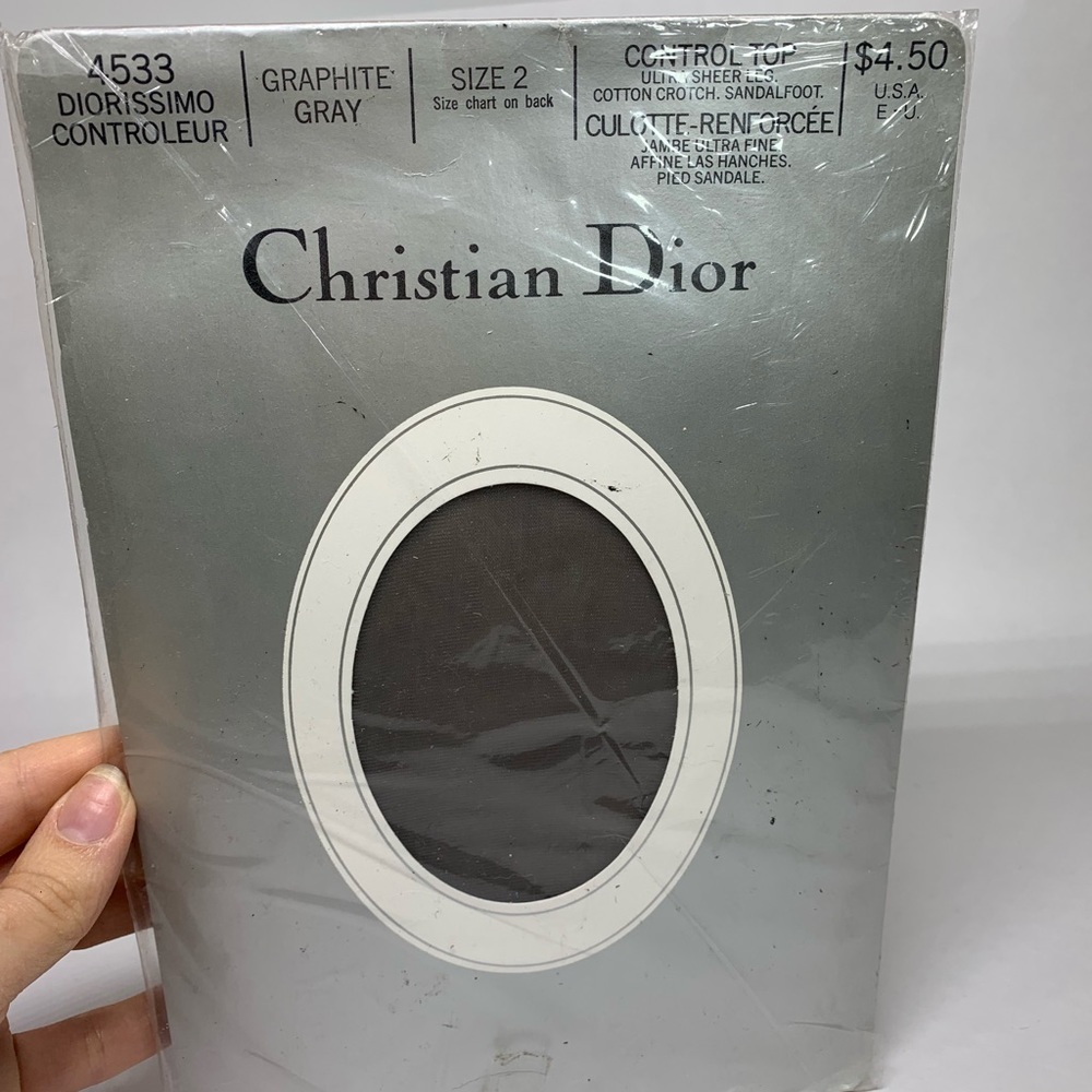 Dior vintage control top ultra sheer leg tights 2